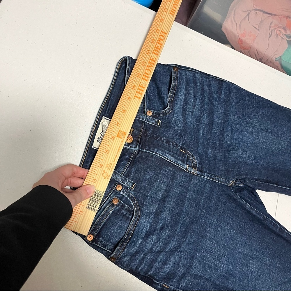 Madewell Curvy Kick Out Jeans Dark Wash 24P 24 Petite Q - Picture 11 of 11